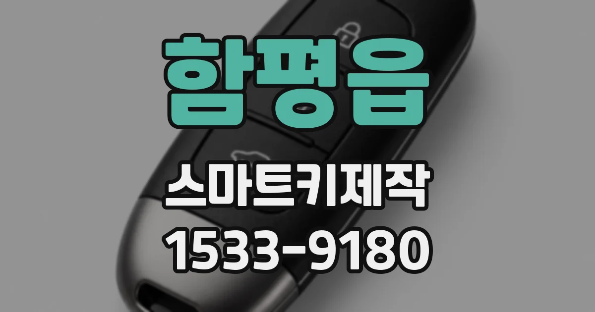 함평읍 스마트키제작