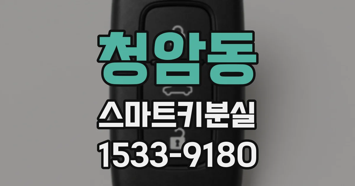 청암동 스마트키분실