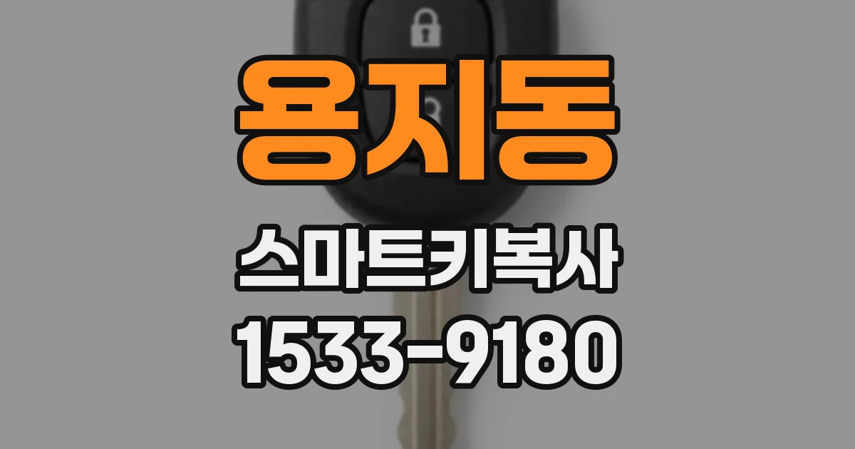 용지동 스마트키복사