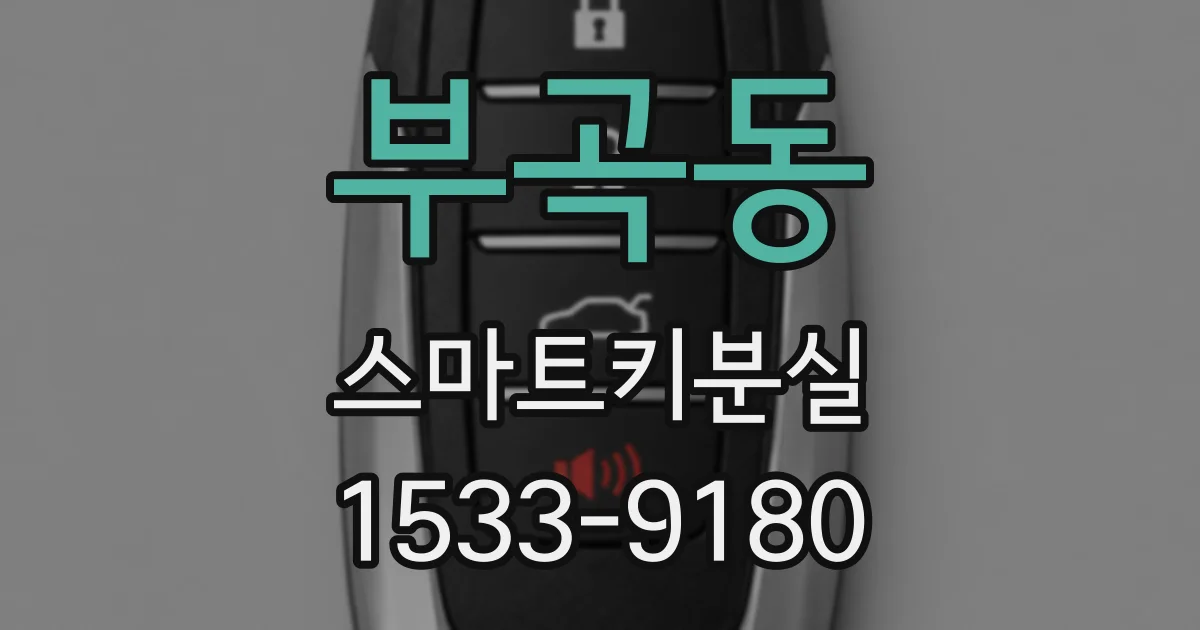 부곡동 스마트키분실