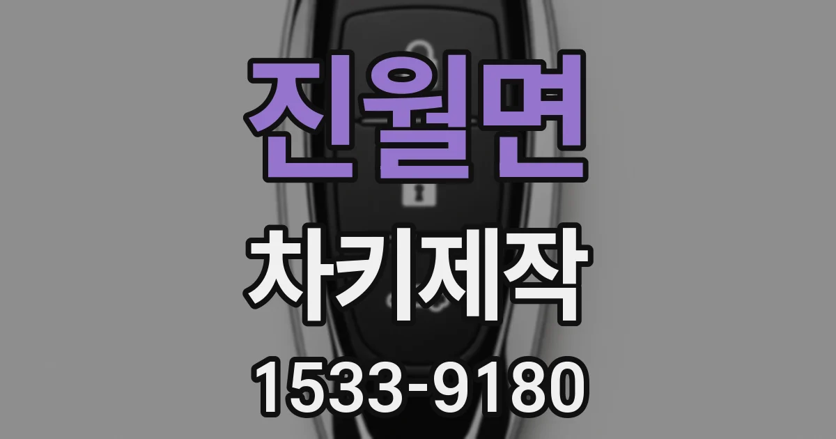진월면 차키제작