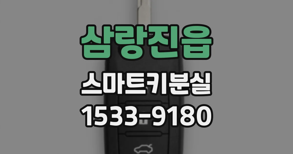 삼랑진읍 스마트키분실