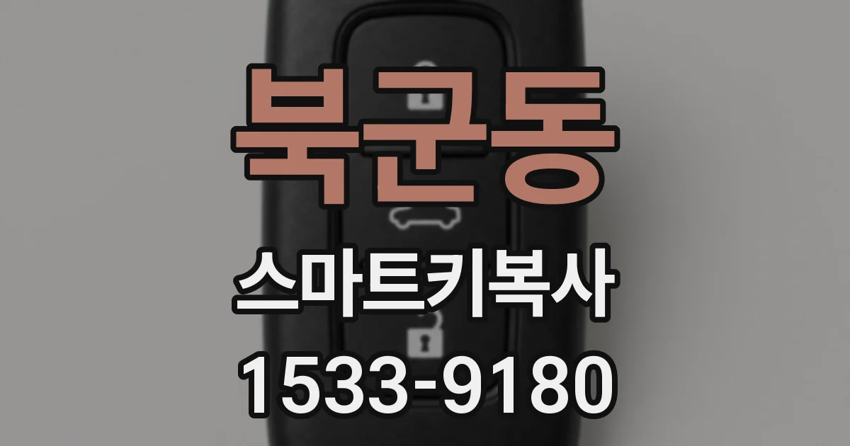 북군동 스마트키복사