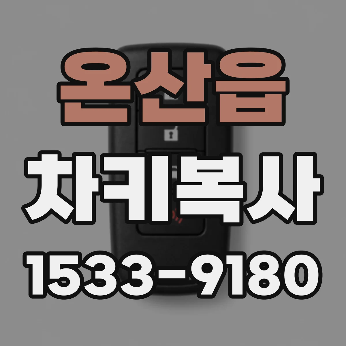 온산읍 차키복사