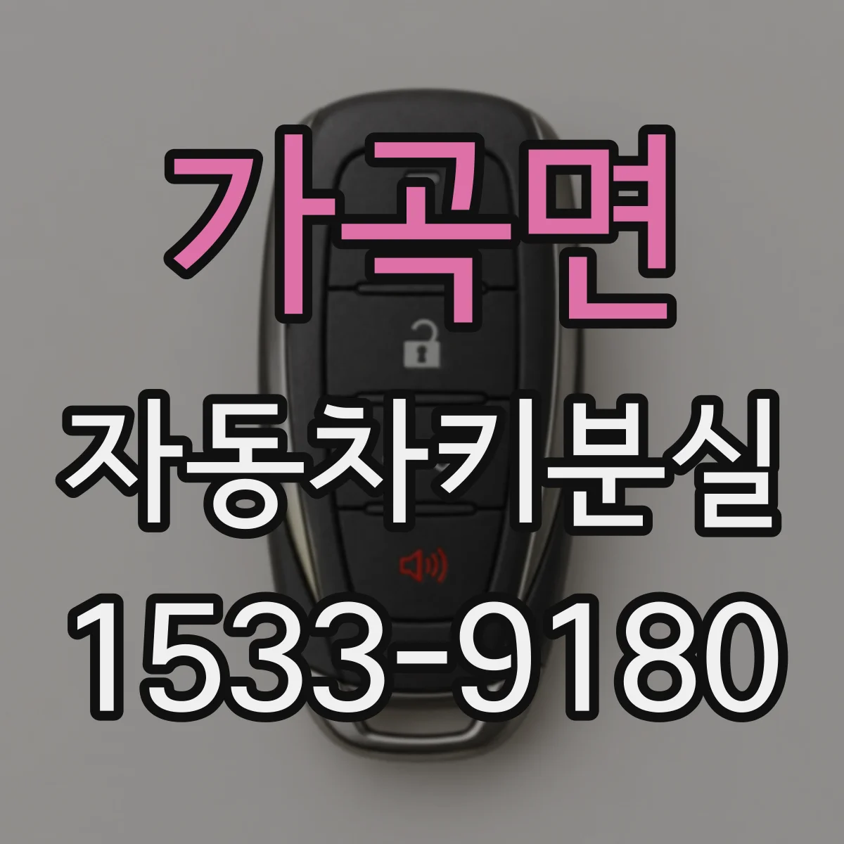 가곡면 자동차키분실