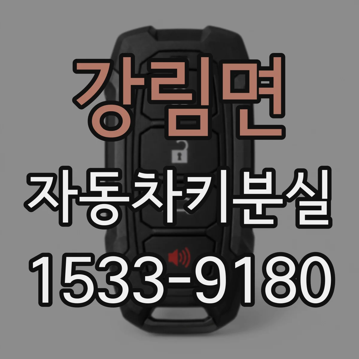 강림면 자동차키분실