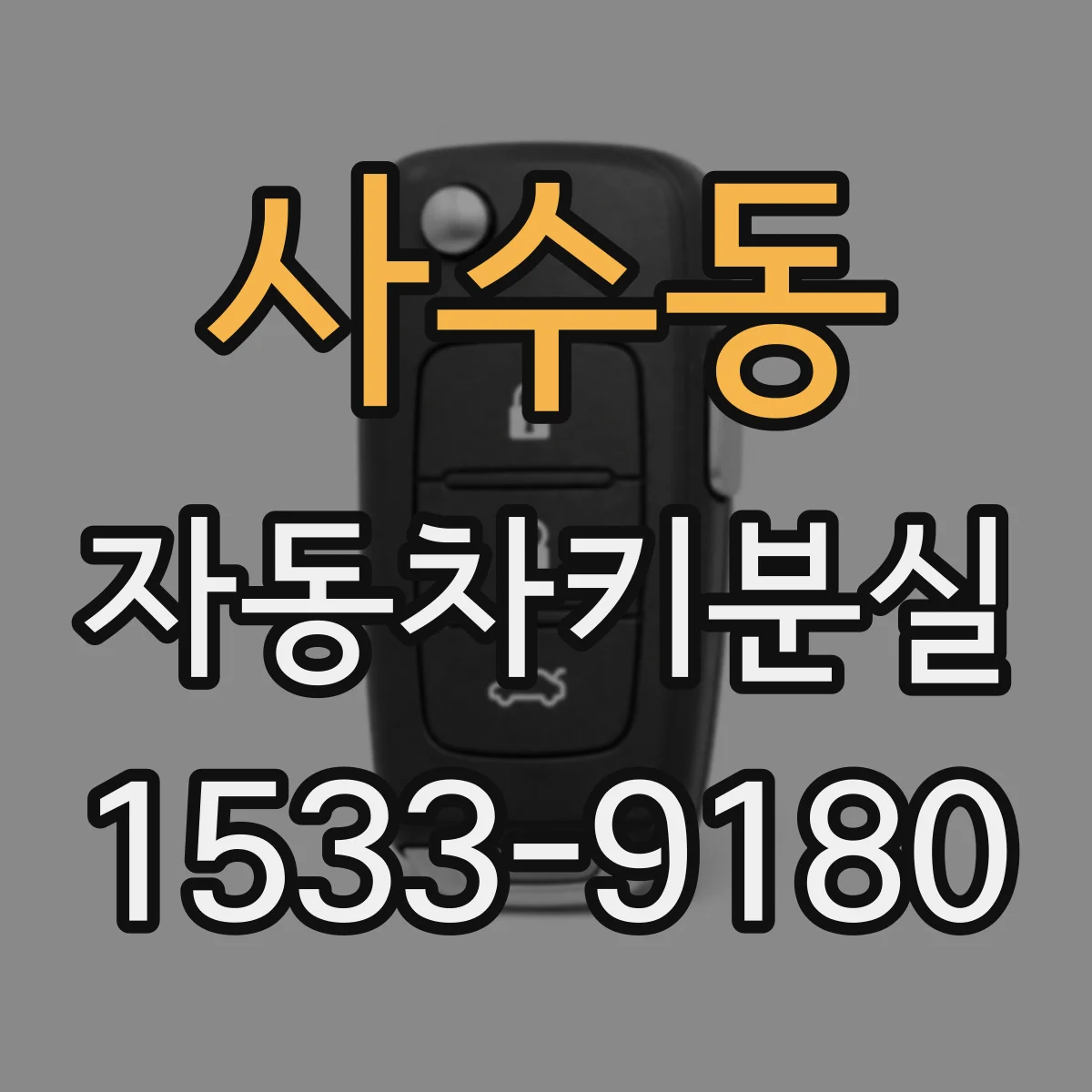 사수동 자동차키분실