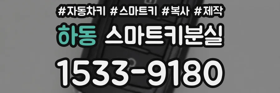 하동 스마트키분실