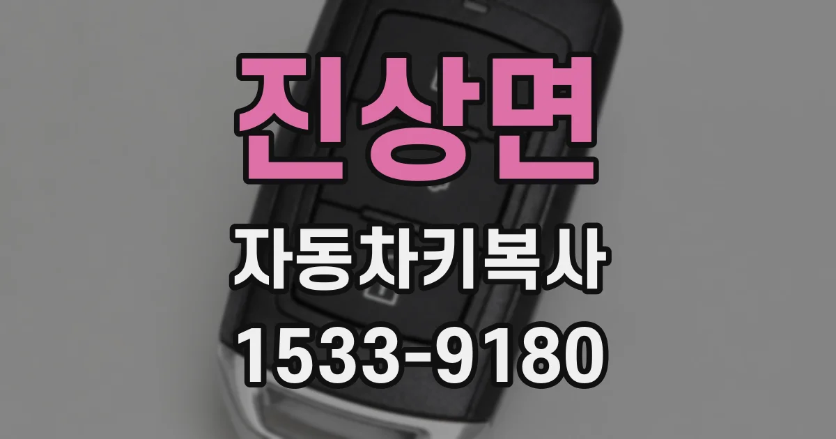 진상면 자동차키복사