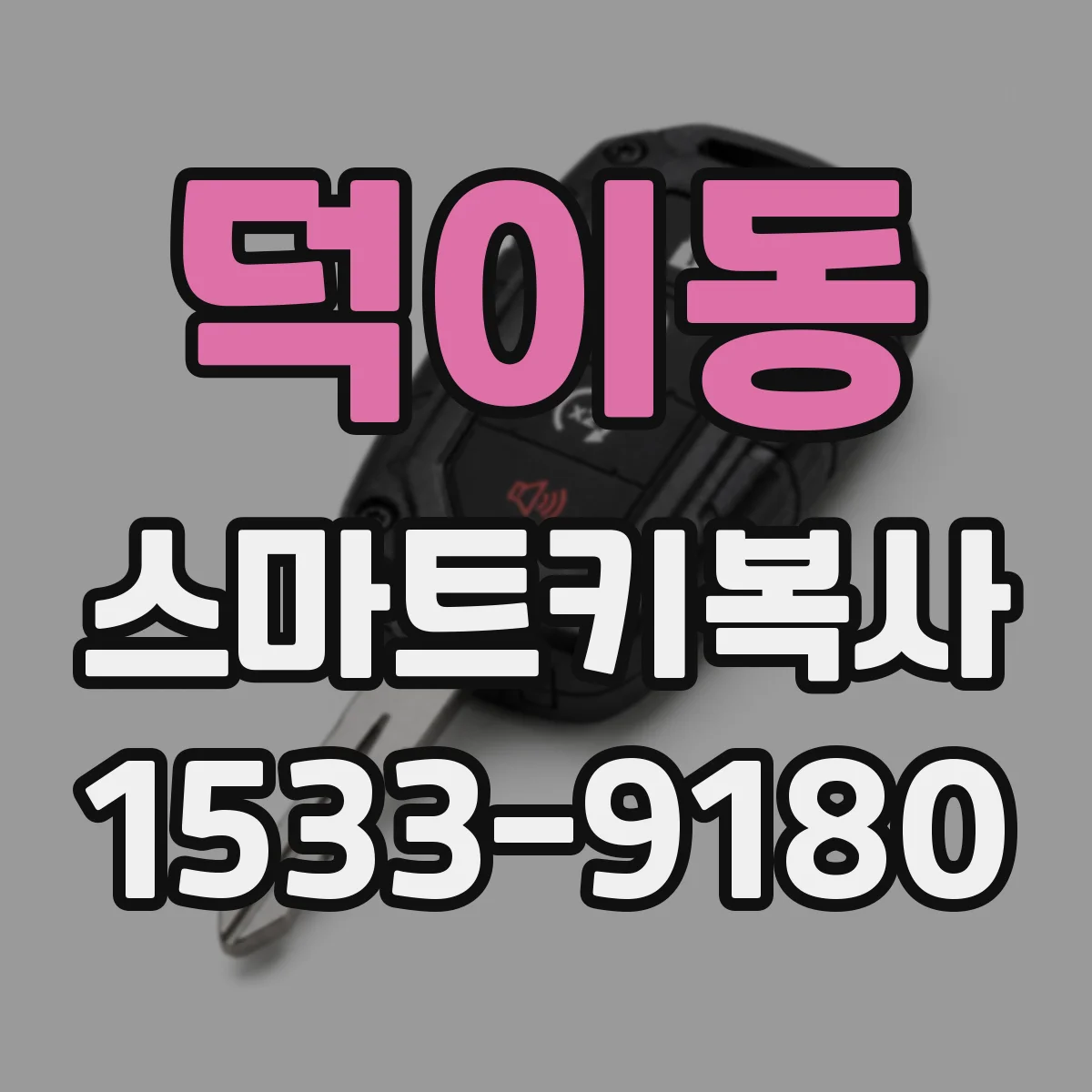 덕이동 스마트키복사