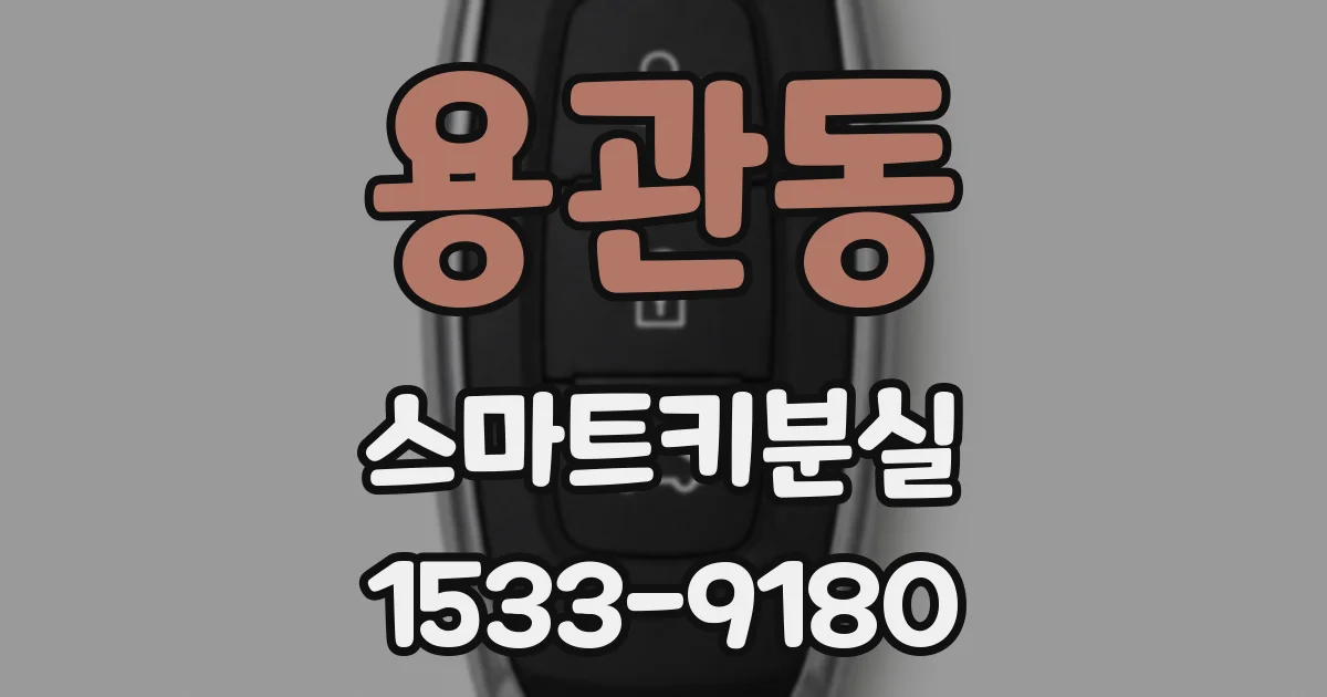 용관동 스마트키분실