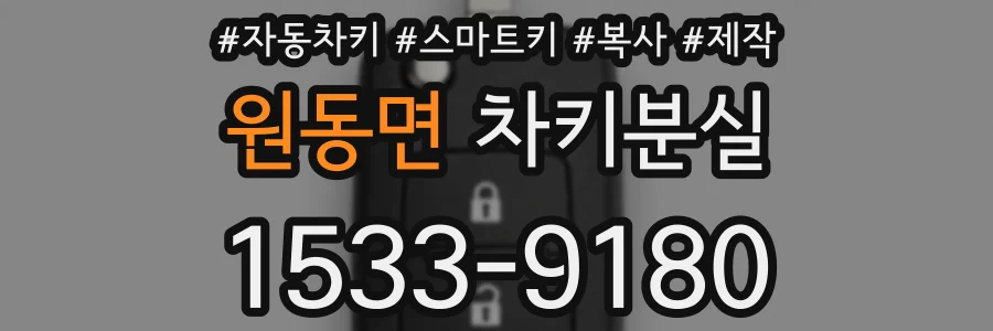 원동면 차키분실