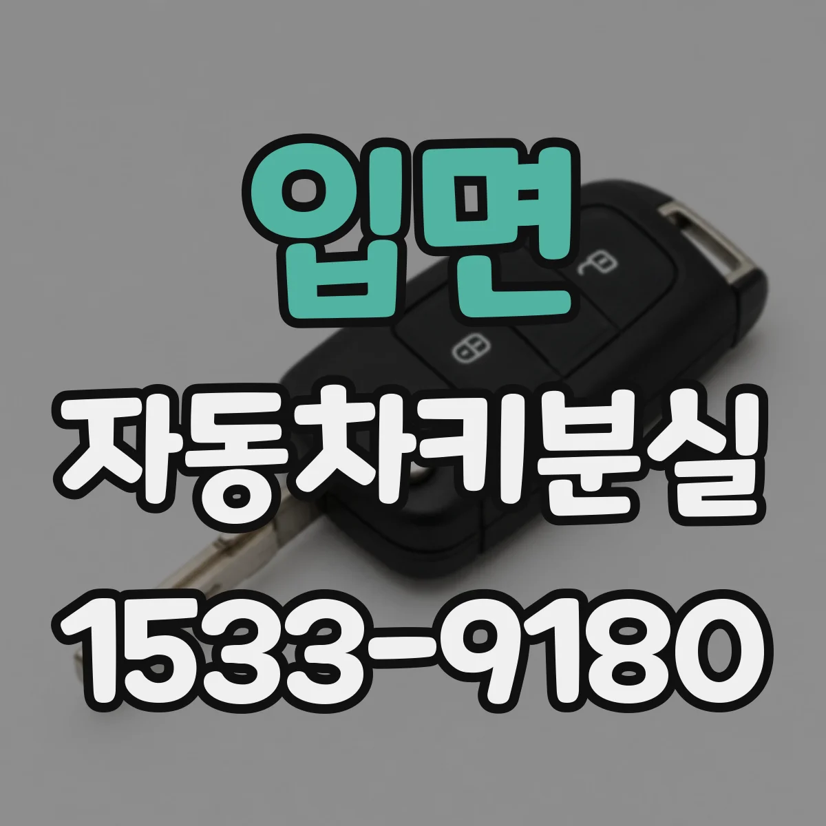 입면 자동차키분실