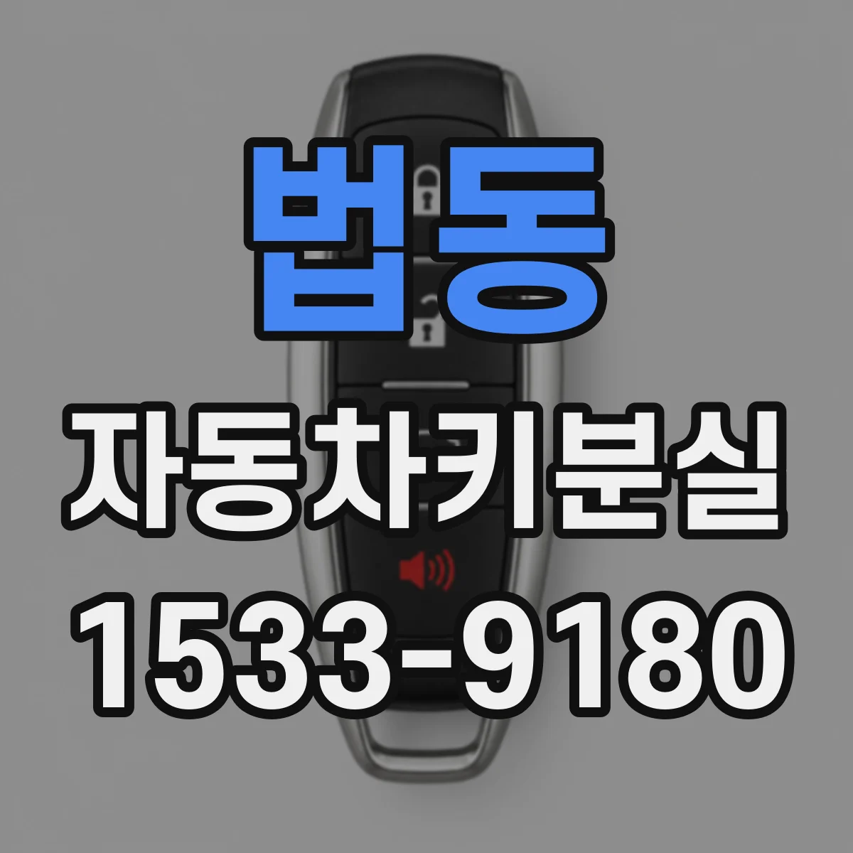 법동 자동차키분실