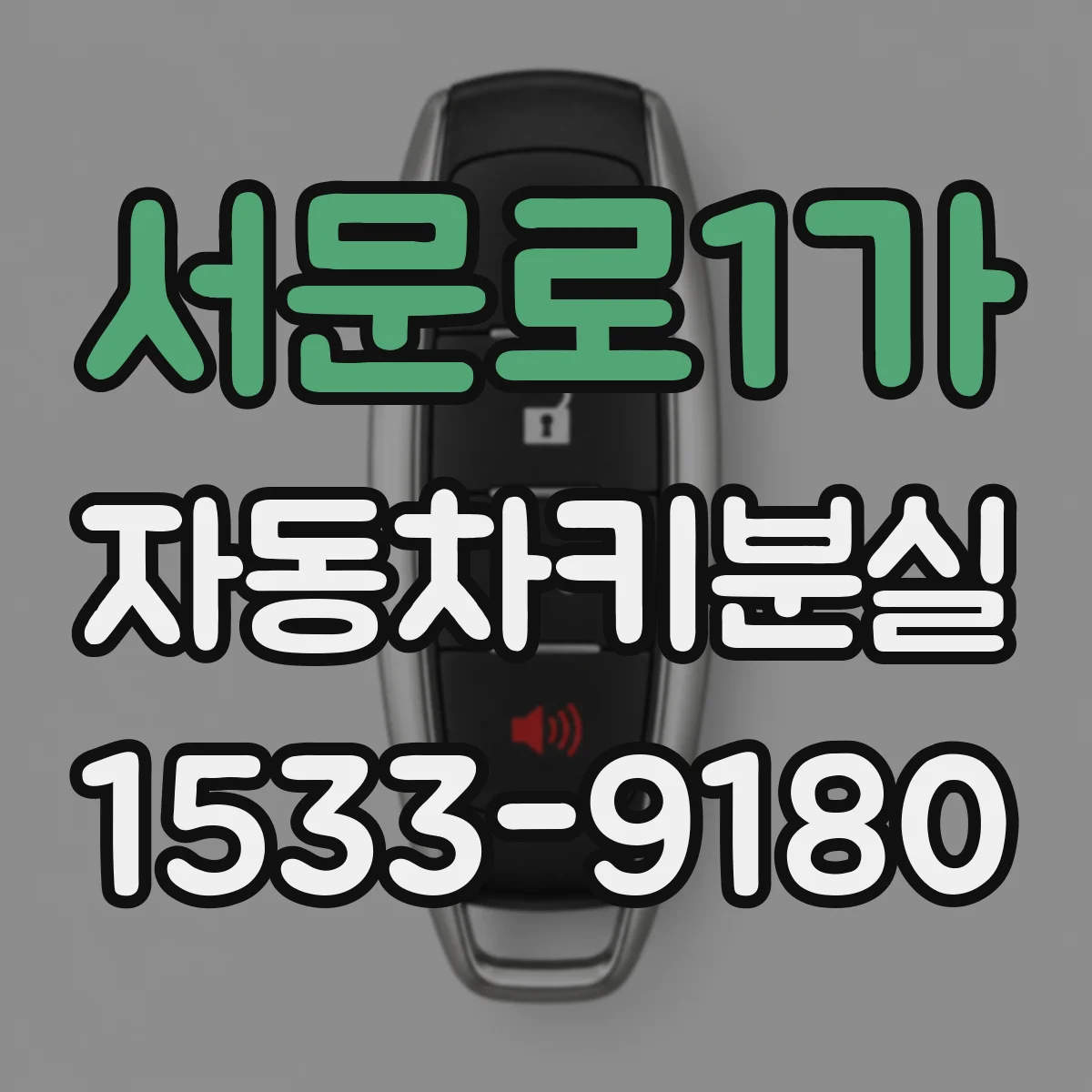 서문로1가 자동차키분실