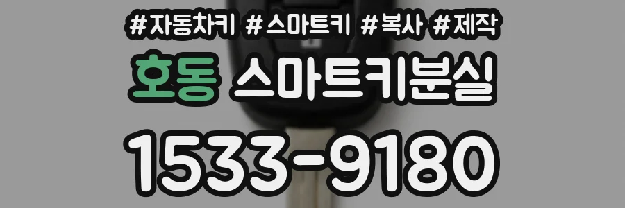 호동 스마트키분실