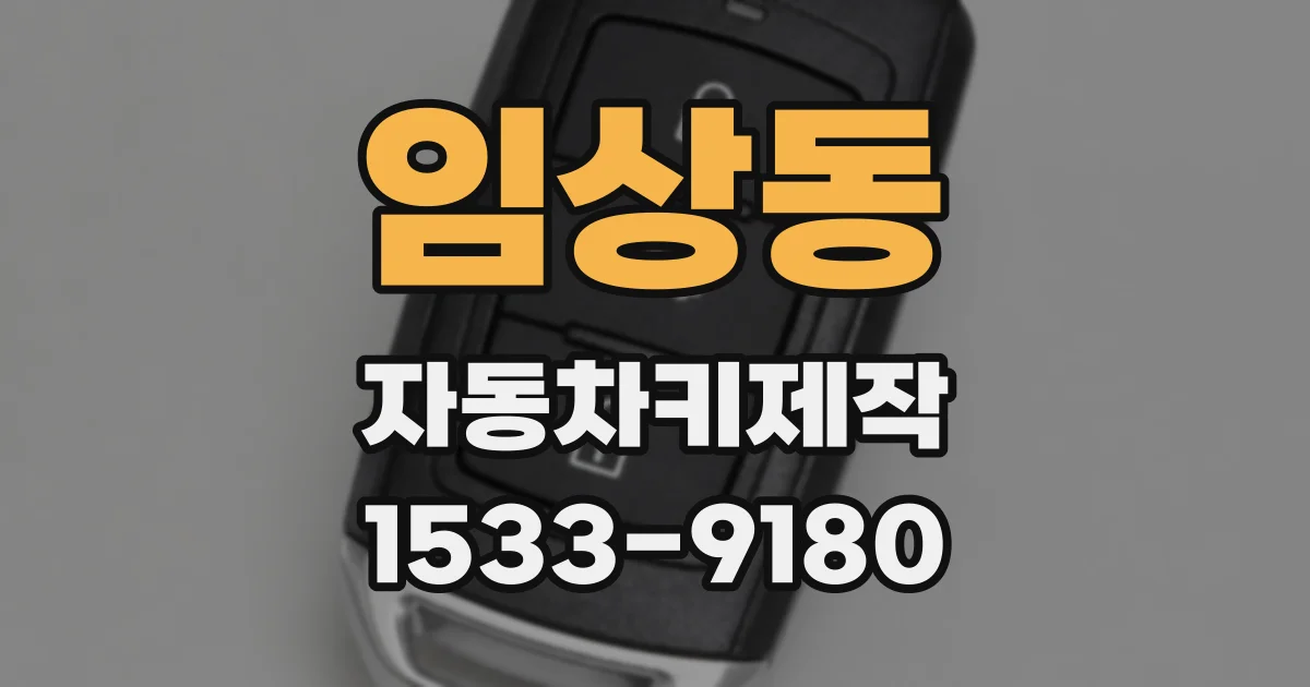 임상동 자동차키제작