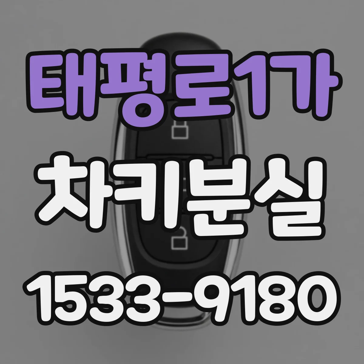 태평로1가 차키분실