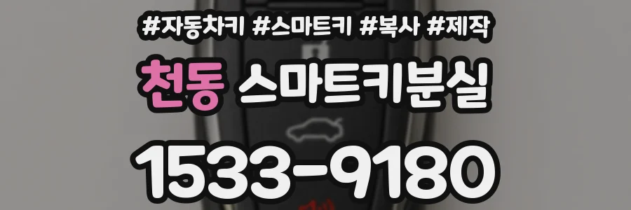 천동 스마트키분실