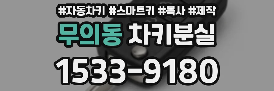무의동 차키분실