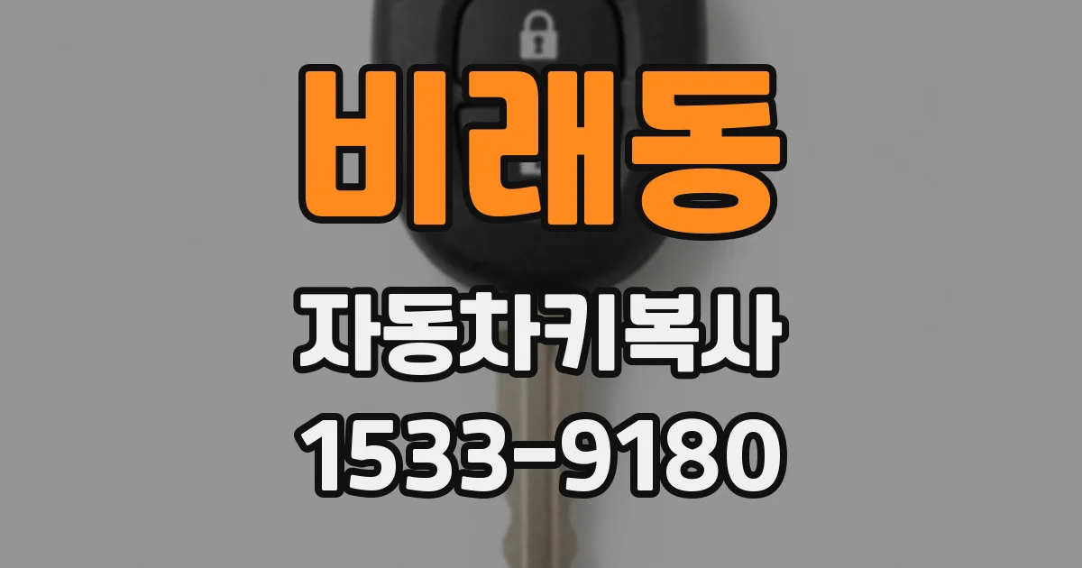 비래동 자동차키복사