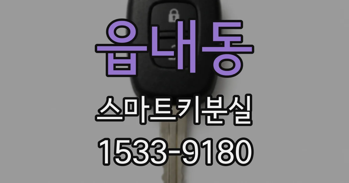 읍내동 스마트키분실