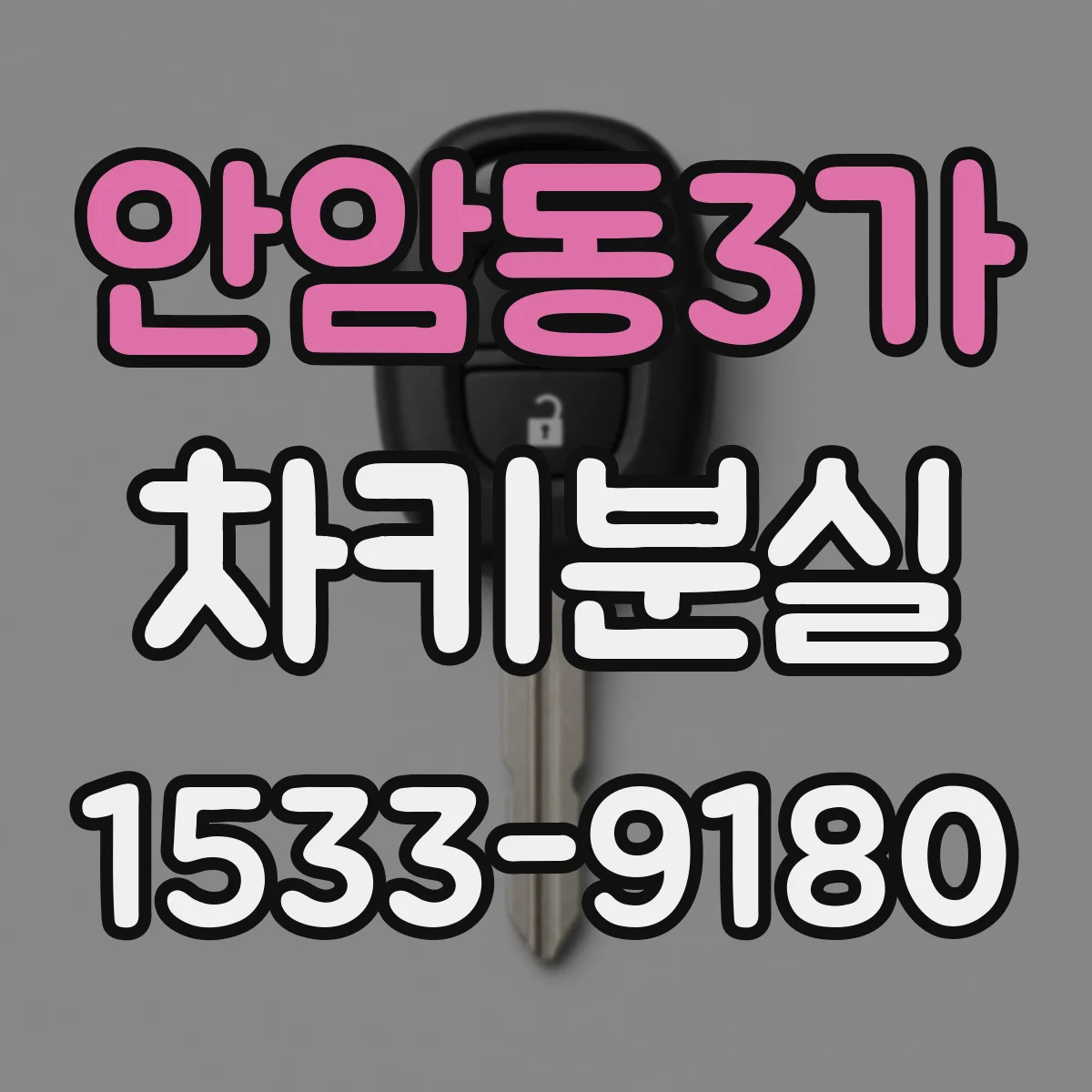 안암동3가 차키분실