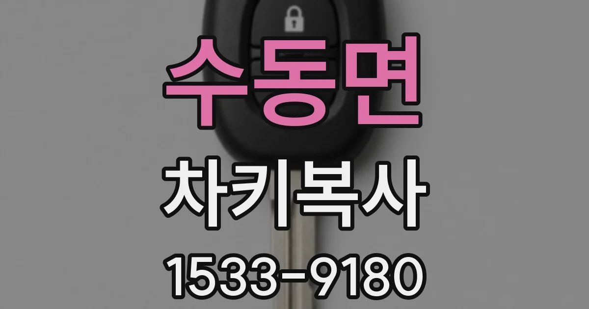 수동면 차키복사