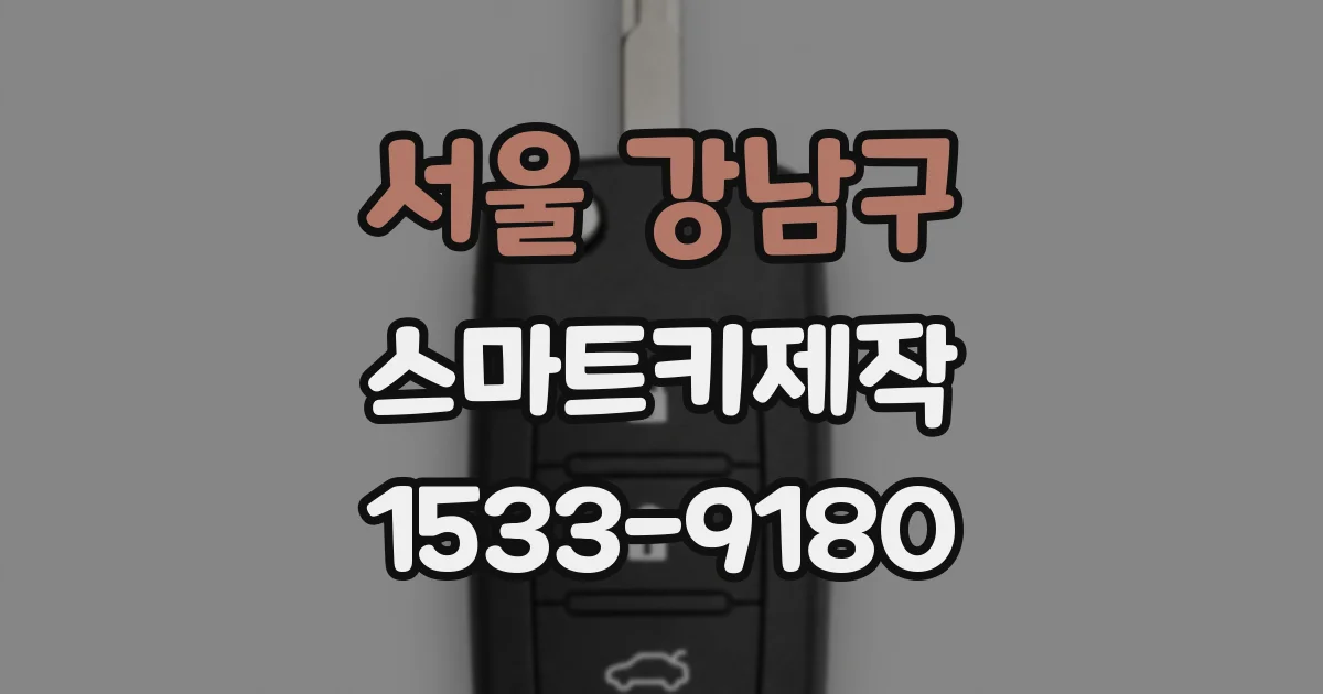 서울 강남구 스마트키제작