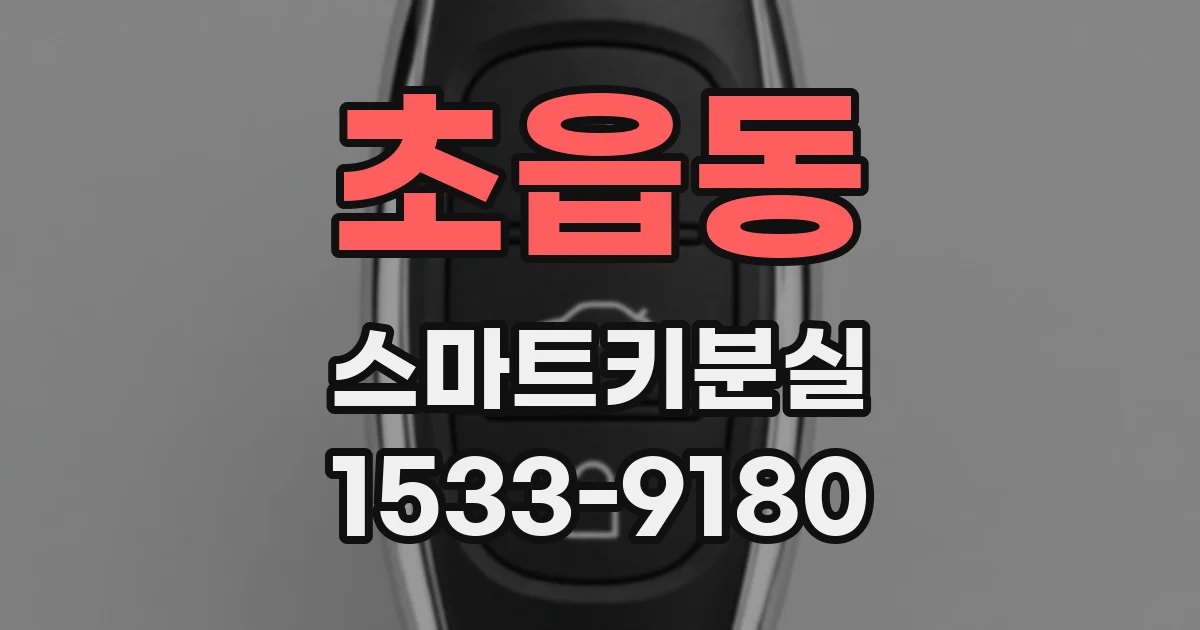 초읍동 스마트키분실