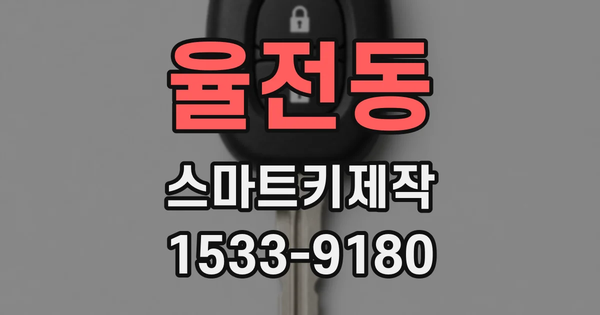 율전동 스마트키제작