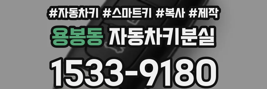 용봉동 자동차키분실