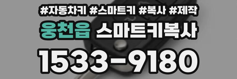 웅천읍 스마트키복사