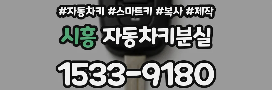 시흥 자동차키분실