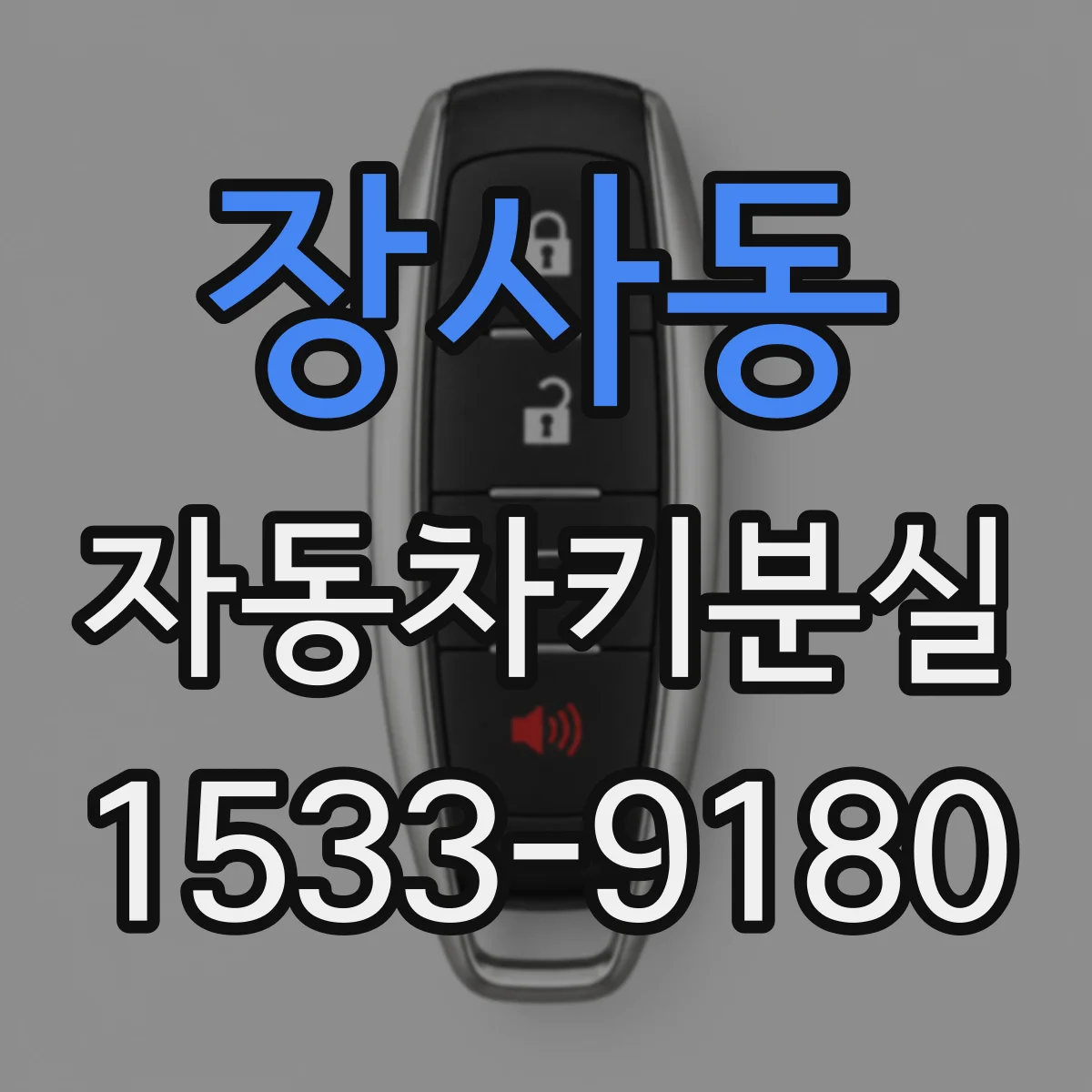 장사동 자동차키분실