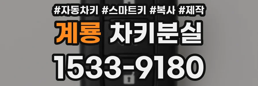 계룡 차키분실