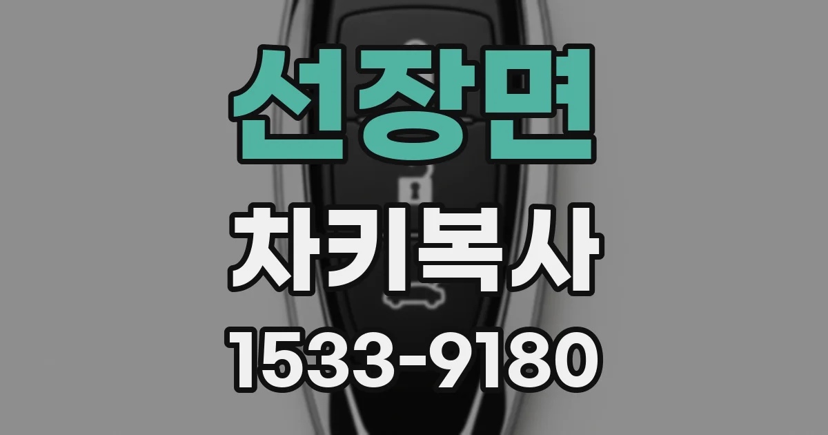 선장면 차키복사