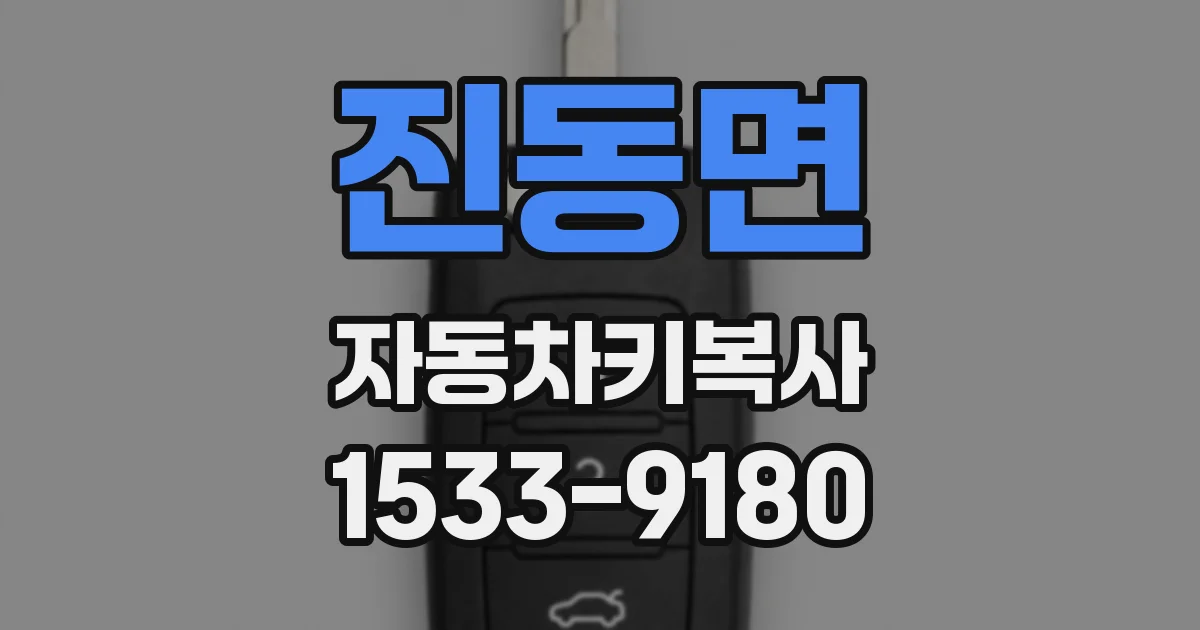 진동면 자동차키복사