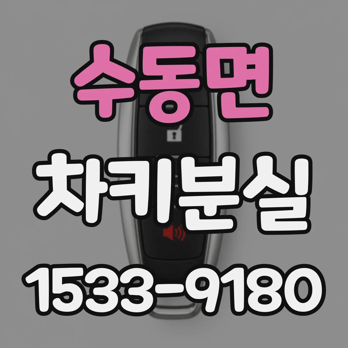 수동면 차키분실