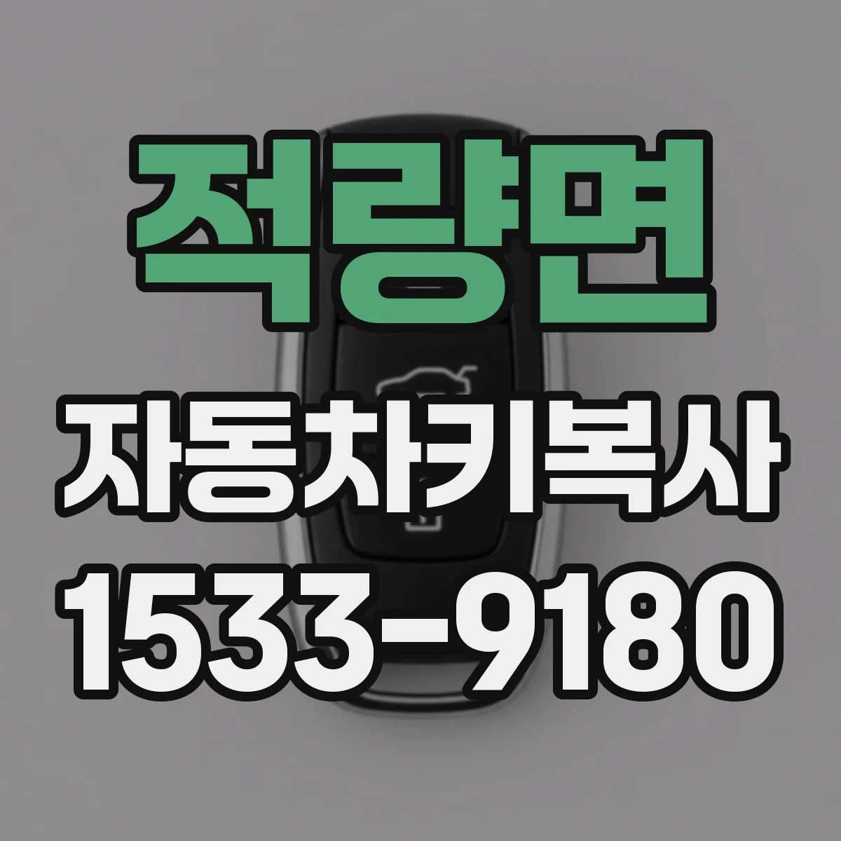 적량면 자동차키복사