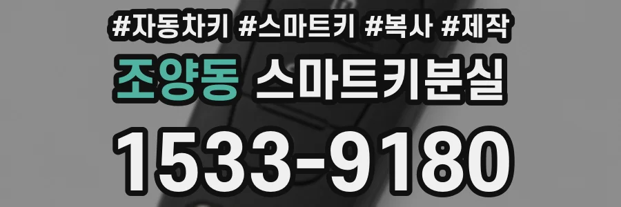 조양동 스마트키분실
