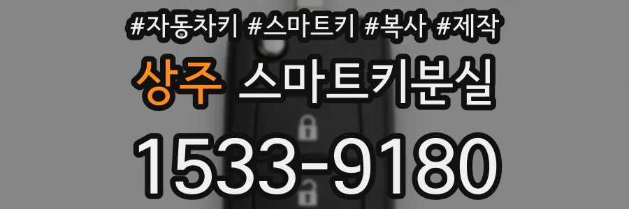 상주 스마트키분실