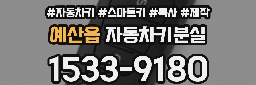 예산읍 자동차키분실