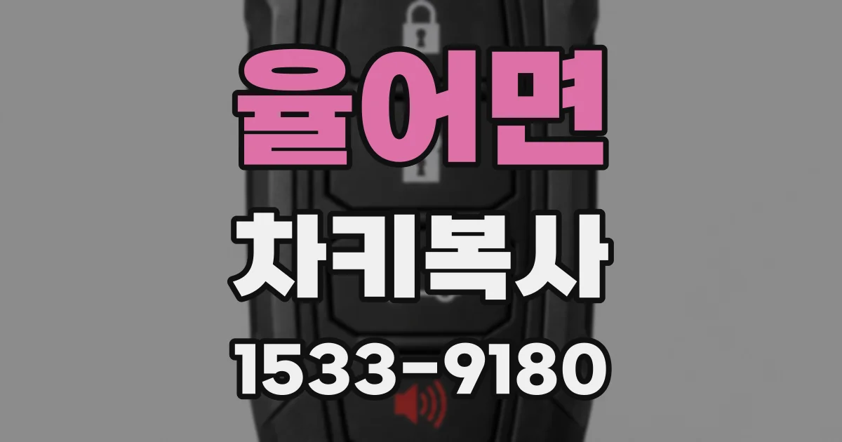 율어면 차키복사