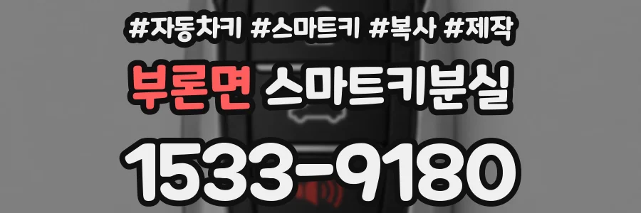 부론면 스마트키분실