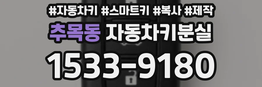 추목동 자동차키분실