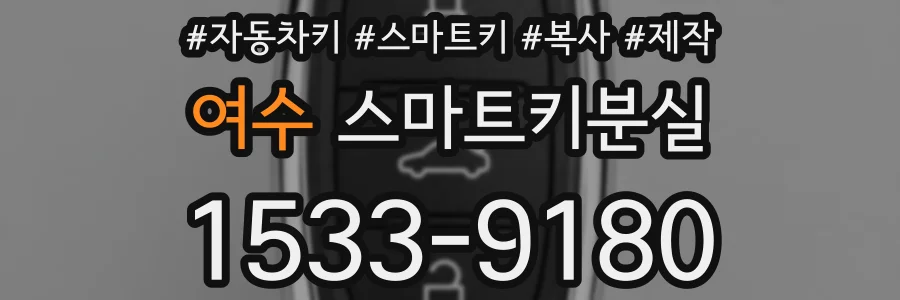 여수 스마트키분실