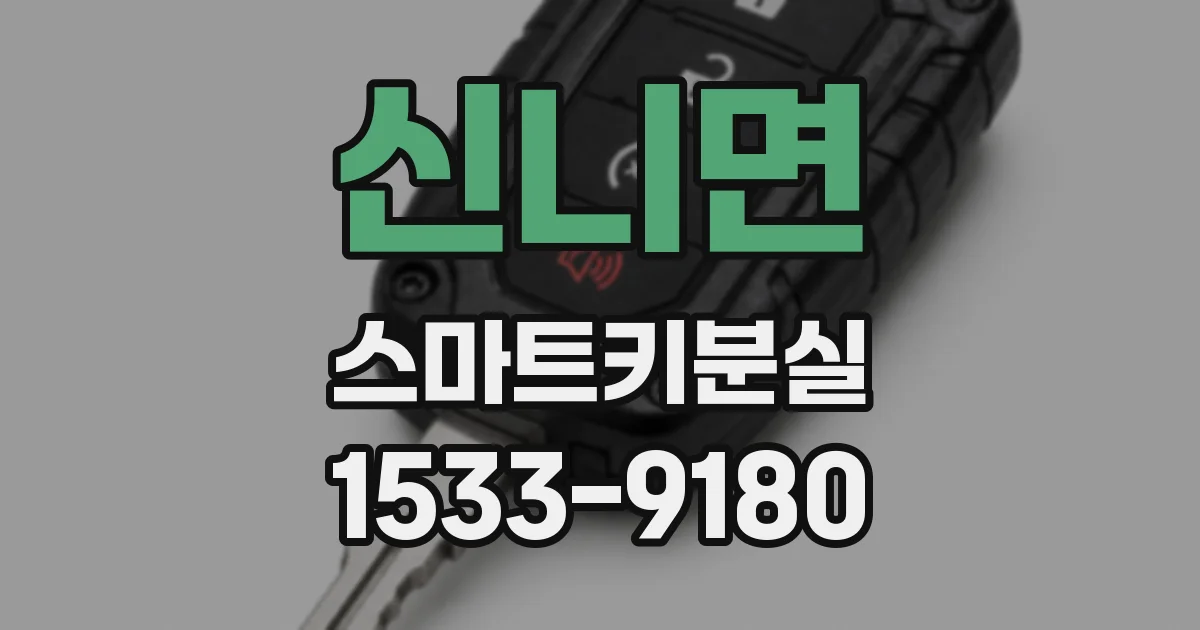 신니면 스마트키분실