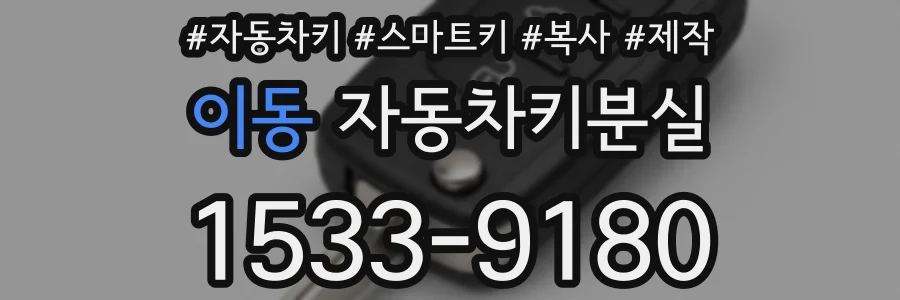 이동 자동차키분실