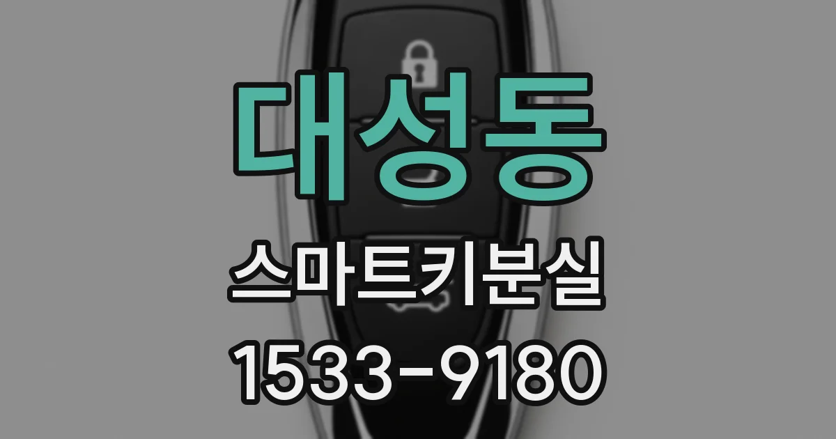 대성동 스마트키분실